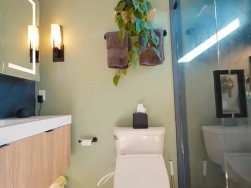 Bathroom plumbing work is shown around the tub, shower valve, or open wall area near Cerritos, CA on Shower & Bathtub Installation in Cerritos, CA