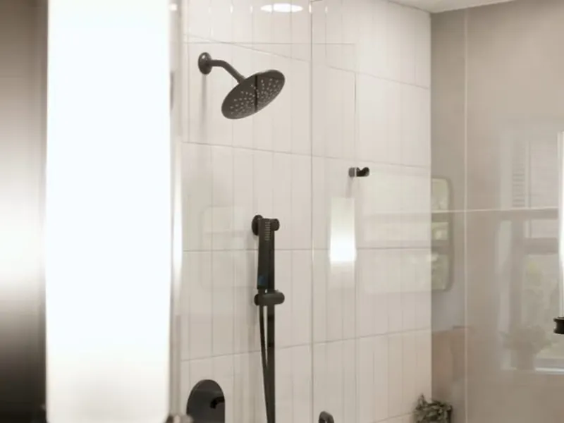 Bathroom plumbing work is shown around the tub, shower valve, or open wall area near Cerritos, CA on Bathroom Plumbing & Remodel in Cerritos, CA body bpr 002