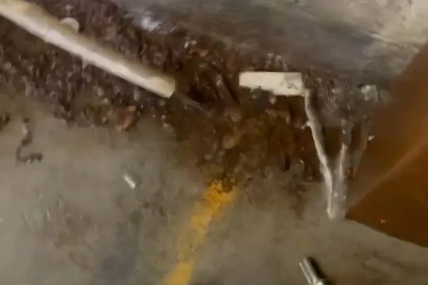 Quick water line repair at car detailing building near Cerritos, CA on Burst Pipe Repair in Cerritos, CA faq bpr 003