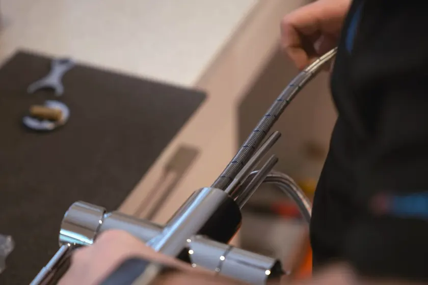A sink, faucet, or under cabinet drain connection is checked for proper function near Cerritos, CA on Faucet & Sink Repair in Cerritos, CA faq fsr 003